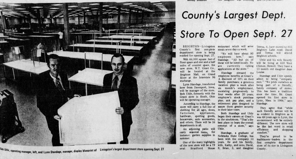 Brighton Mall - Aug 18 1971 Article (newer photo)